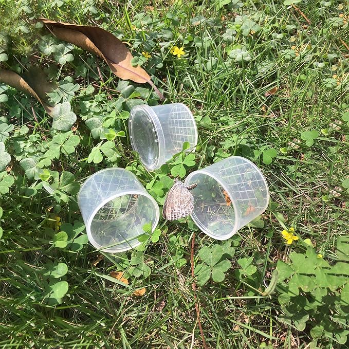 Coopay 20 Pcs Bug Jars Critter Insect Cage Magnifying Insect Box Bug Magnifier - Image 7