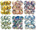 Yoksas 60Pcs Holographic Fantasy Butterfly Dragonfly Moon Stickers by YOKSAS