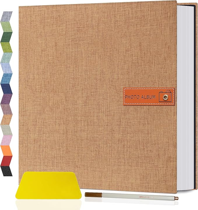 Popotop Large Photo Album Self Adhesive 4x6 5x7 8x10 Scrapbook Album DIY by Popotop