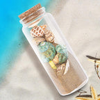 3PC100ML Empty Glass Jars with Cork Stoppers - Image 7