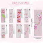 8 Pcs Bow Diamond Art Bookmarks Kit - Image 3