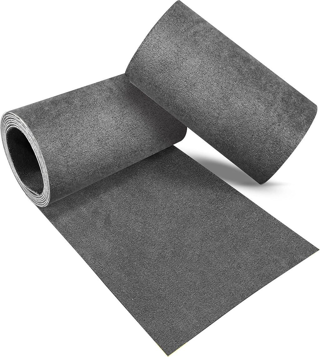 Azobur Velvet Rectangular Repair Patch, Self-Adhesive Flannel Fabric Patch, Multi Colors, Microfiber Patch，Can be Used to Patch Sofas, Car Seats, Handbags, Jacket Holes and Tears (Gray)