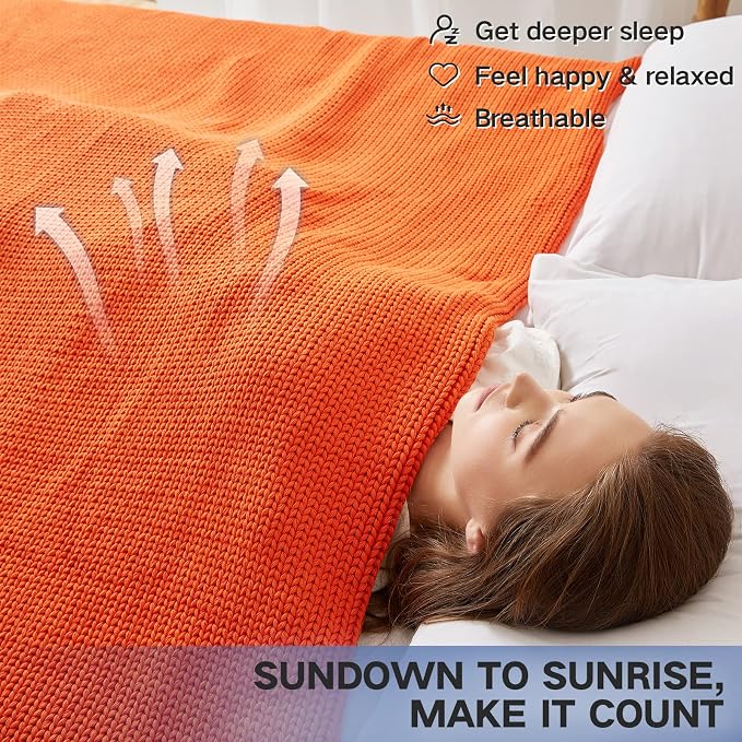 Guohaoi Knitted Weighted Blanket - Image 6