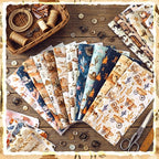 HunnmingRe 20 Pcs 10''x10'' Western Cowboy Quilting Fabric Square Cowboy Hat - Image 4