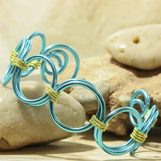 The Beadsmith Anodized Aluminum Wire – 12 Gauge – 39 feet – Turquoise Color – - Image 5