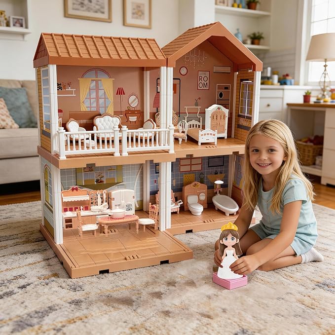 Doll House Furniture Accessories Four Major Series: Living Room, Kitchen - Image 3