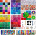HardyGuo 6 box pony beads kit kandi 6x8mm Kandi Beads by Unknown
