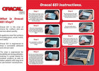 Oracal 651 Black Adhesive Craft Vinyl - Image 3