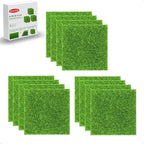 12 Pcs 6 X 6 Inch Fake Grass Decor by KAEZDD