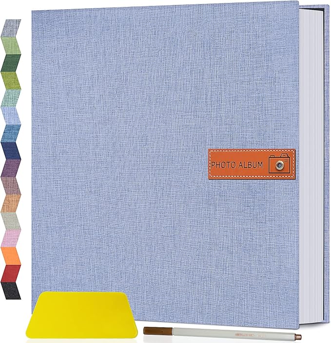Popotop Large Photo Album Self Adhesive 4x6 5x7 8x10 Scrapbook Album DIY by Popotop