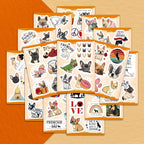 100Pcs French Bulldog Stickers for Water Bottle, Laptop - Image 5