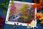 DIAMOND ART CLUB Golden Cabin Dreams Diamond Painting Kit, Fun DIY Crafts - Image 5