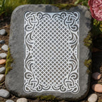 TIAMECH A4 Reusable Vintage Floral Frame Stencil - Image 3