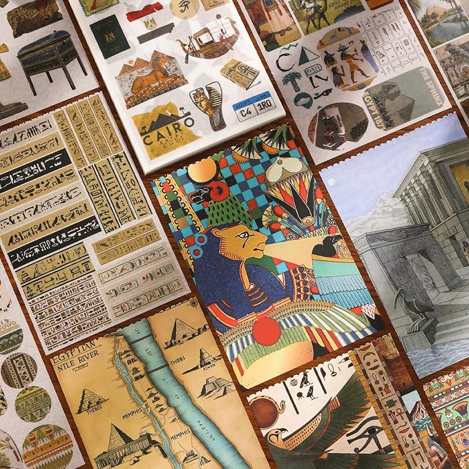 Pre-Cut Vintage Stickers for Journaling, 500+ Scrapbook Stickers and 20 A5 - Image 2