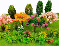 MOMOONNON 28 Pcs Miniature Fairy Garden Tree Plant Ornament, Mixed Model Trees by MOMOONNON