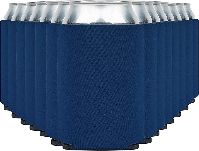 Blank Beer Can Cooler Sleeves Soft Insulated Beer Can Coolies by CURRENT+CO.