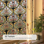 3D Vintage Stained Glass Window Film - Image 3