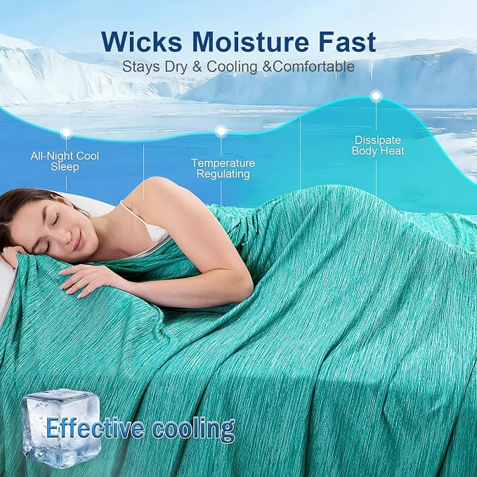 KMUSET Cooling Blanket Twin XL, Double Sided Summer Cooling Blankets - Image 4