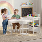 BOLUO Kids Art Table and Chair Set, Toddler Craft Table - Image 8