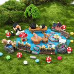 45 Pcs Fairy Garden Accessories Miniatures Garden Kit by GGSTDDUP