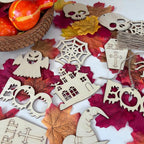 60PCS Unfinished Blank Wooden Cutouts Craft - Image 5