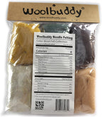Woolbuddy Needle Felting Wool, Natural Handmade Wool Roving, 6 Vibrant Colors - Image 2