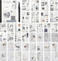 Aesthetic Planet Vintage Washi Stickers by Ahmagen