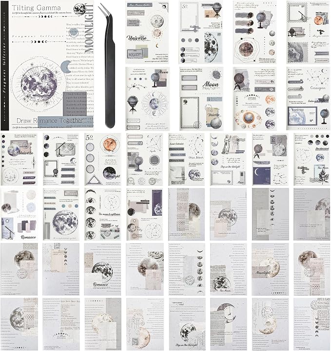 Aesthetic Planet Vintage Washi Stickers by Ahmagen