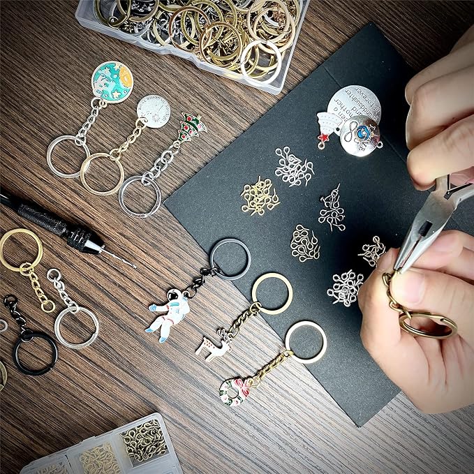 360 PCS Key Chain Rings Set: 60pcs - Image 6