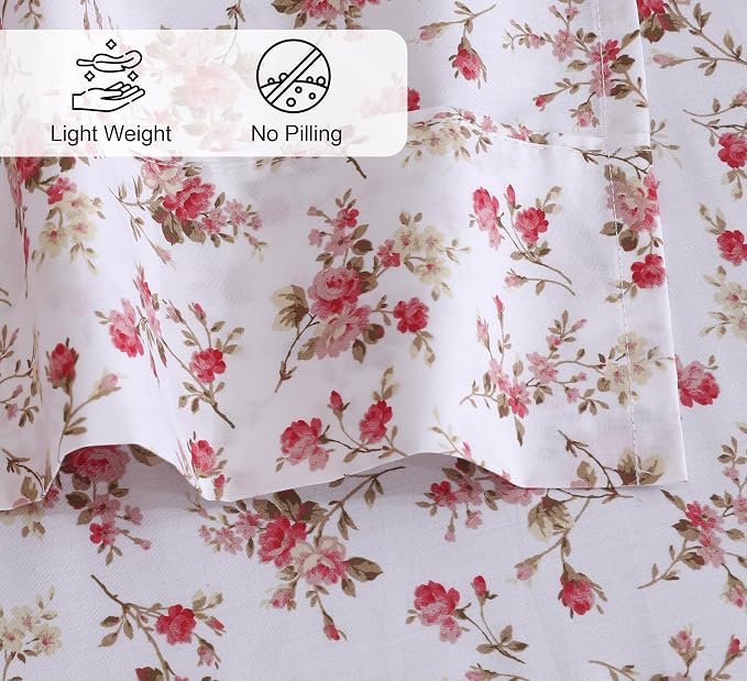 RUVANTI 100% Cotton Sheets – Twin Size Percale Bedding, Cooling & Breathable - Image 4