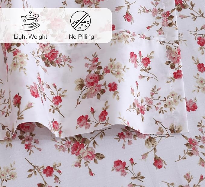 RUVANTI 100% Cotton Sheets – Twin XL Size Percale Bedding, Cooling & Breathable - Image 4