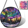Northern Lights Starry Acrylic Suncatchers by Unknown