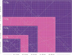 Elan Cutting Mat A0 Pink & Purple, Extra Large Self Healing Cutting Mat 36 x 48 - Image 5