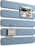 Fluxynara Cork Board Alternative Felt Strip Board 5-Pack 13"x2", Office Pin by FLUXYNARA