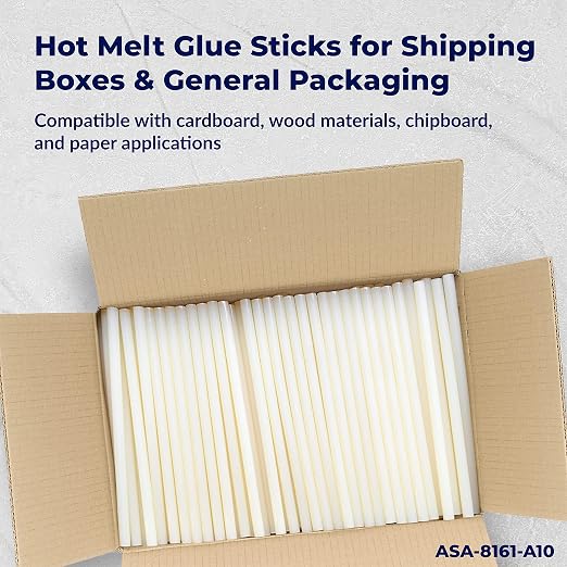 ASA Full Size Hot Glue Sticks – 7/16" x 10" - Image 4