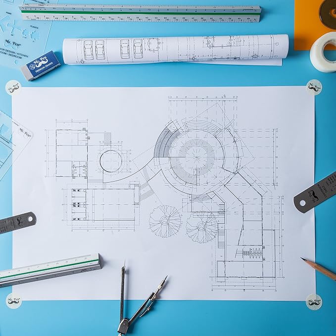 Mr. Pen- French Curve, Large Circle Template and Ellipse Template | Curve Ruler - Image 9