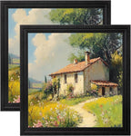 eletecpro 12x12 Vintage Picture Frame, Glass Cover, Wall Mount by eletecpro