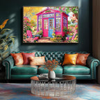 MINIWAN 500 Piece Pink Garden Greenhouse Jigsaw Puzzle - Image 4