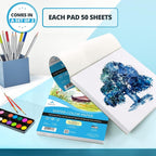 Bellofy 2X Watercolor Paper Pad, 100 Sheets, 9x12 Inches | Ideal - Image 4