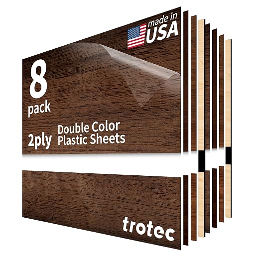 Trotec TroLase Wood | 12"x12"x1/16", Guillotine | Made in USA by TrotecEngravingSupplies