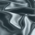 BEDELITE Satin Pillowcase with Zipper, Space Grey Pillow Cases Queen Size Set - Image 3