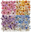 200 Pcs Dried Flower Stickers for Scrapbook Supplies, Pressed Flower Stickers by NEDIE