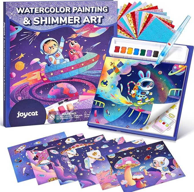 JoyCat Paint with Water Coloring Books & Shimmer Art | Art & Craft Activity by JOYCAT