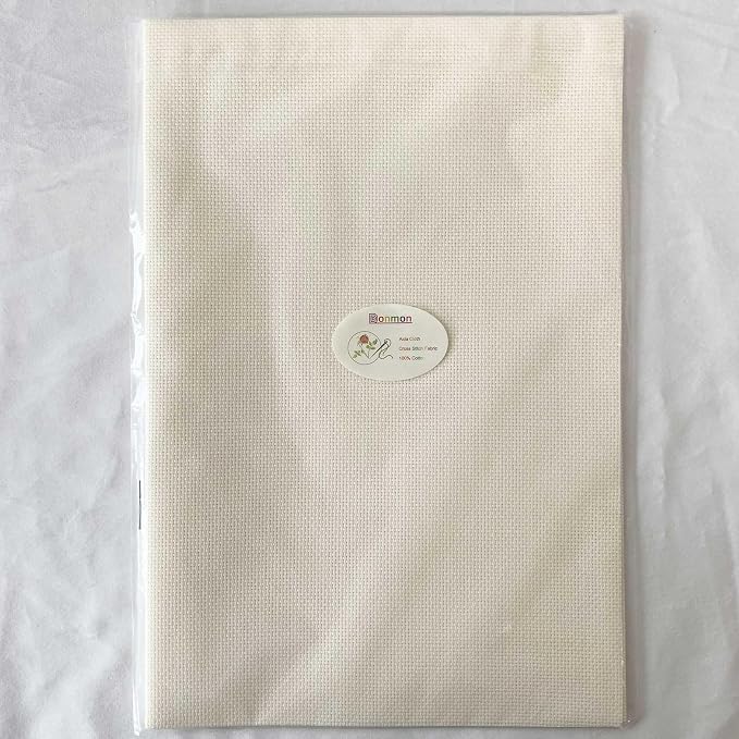 Aida Cloth 14 Count Cross Stitch Fabric, 19×28inch | 100%Cotton, Uniform Even - Image 3