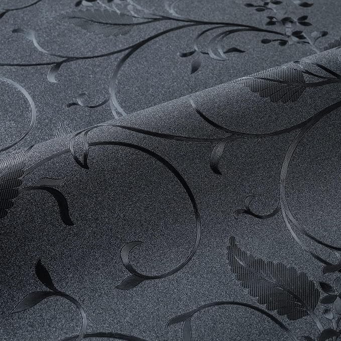 Niviy Static Cling Total Blackout Non-Adhesive Window Film Black Out Windows - Image 2