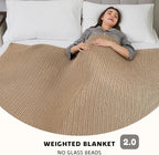 L'AGRATY Knitted Weighted Blanket - Image 2