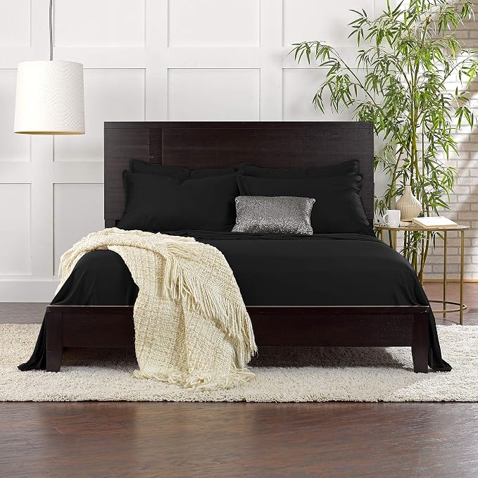 Pure Bamboo Queen Sheets, Genuine 100% Organic Viscose Derived from Bamboo Bed - Image 7