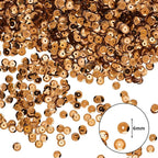 Mandala Crafts 6mm Cup Round Bronze Sequins - Image 3