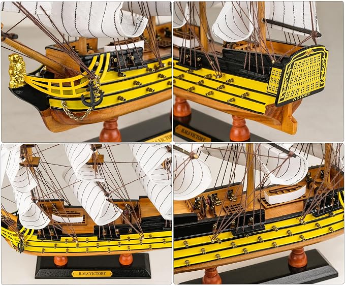SAILINGSTORY Wooden Model Ship HMS Victory 1/170 Scale Replica | Handcraft - Image 3