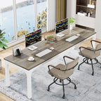 Tribesigns 78.7 Inches Extra Long Computer Desk 2 Person Desk, Double Long Desk by Unknown